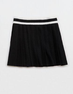 Aerie Pleated Sweater Mini Skirt