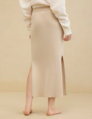 Aerie Late Night Midi Skirt
