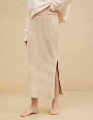 Aerie Late Night Midi Skirt