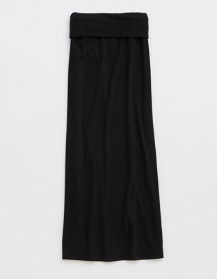 Aerie Chill Up Foldover Maxi Skirt