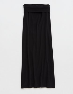 Aerie Chill Up Foldover Maxi Skirt