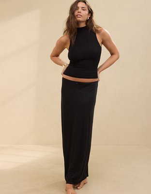 aerie off the shoulder maxi dress AE Satin Sweetheart Off-The-Shoulder Maxi Dress