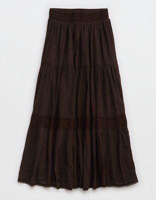 Aerie Crochet The Day Maxi Skirt