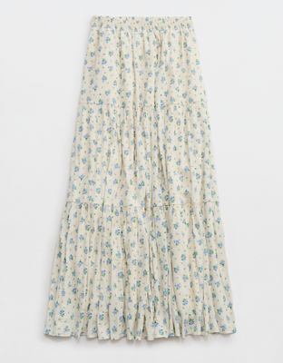 Aerie Tiered Maxi Skirt