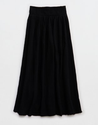 Aerie Faux Wrap Cover Up Maxi Skirt