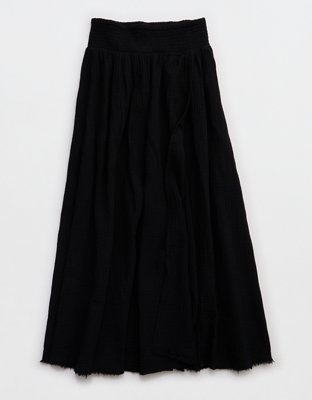 Aerie Faux Wrap Maxi Skirt