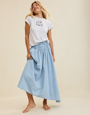 Aerie Corset Maxi Skirt