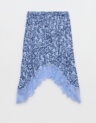Aerie Handkerchief Midi Skirt