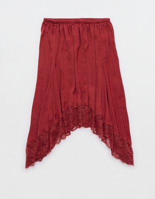 Aerie Handkerchief Midi Skirt