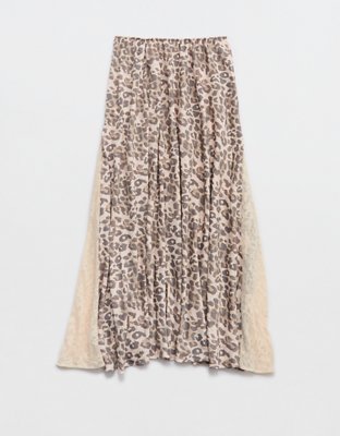 Aerie Satin Maxi Skirt