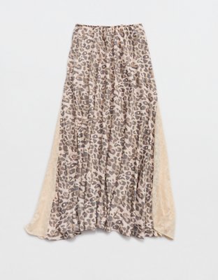 Aerie Satin Maxi Skirt