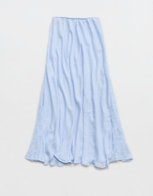 Aerie Satin Maxi Skirt