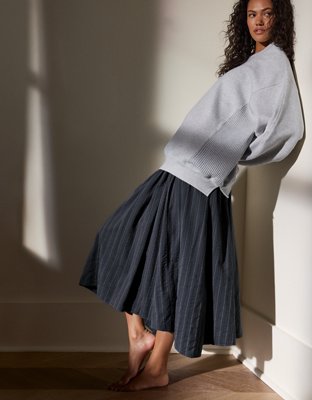 Aerie Maxi Falda con Corsé