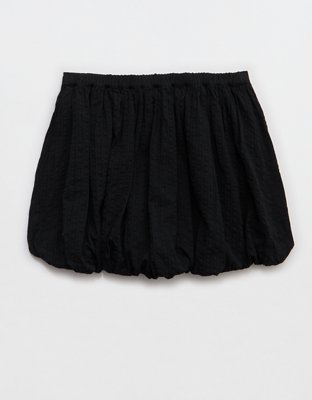 Aerie Seersucker Bubble Mini Skirt