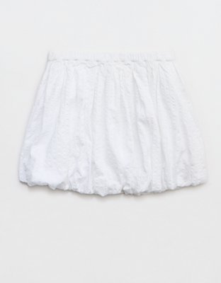 Aerie Seersucker Bubble Mini Skirt