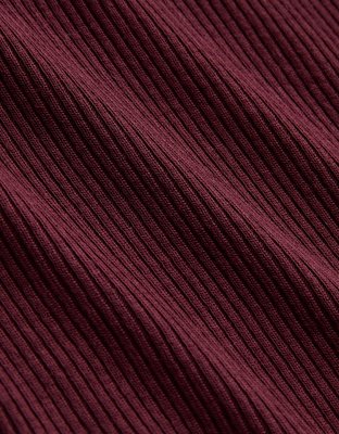 OVERSLEPT by Aerie Real Soft Rib Midi Skirt