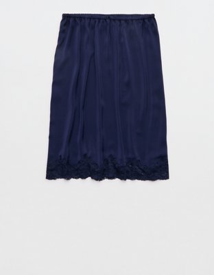 OVERSLEPT by Aerie Liquid Satin Slip Skirt