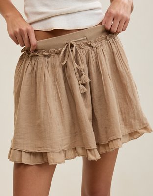 Minijupe en gaze Aerie