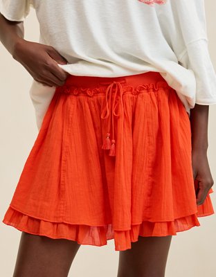 Aerie Gauze Mini Skirt