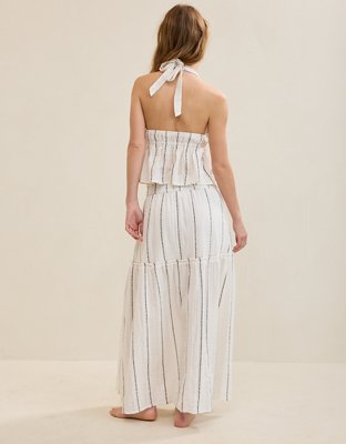 Aerie Beach Texture Maxi Skirt