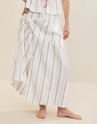 Aerie Beach Texture Maxi Skirt