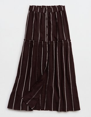 Aerie Beach Texture Maxi Skirt