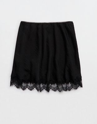 Aerie Festival Satin Mini Skirt