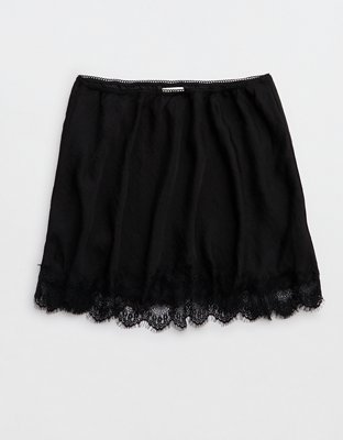 Aerie Festival Satin Mini Skirt