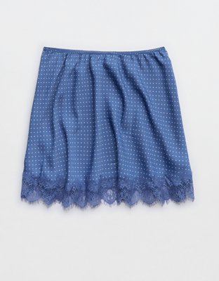 Aerie Festival Satin Mini Skirt