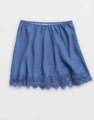 Aerie Festival Satin Mini Skirt