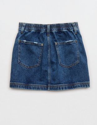 Aerie Daydream Denim Mini Skirt