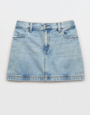 Aerie Daydream Denim Mini Skirt