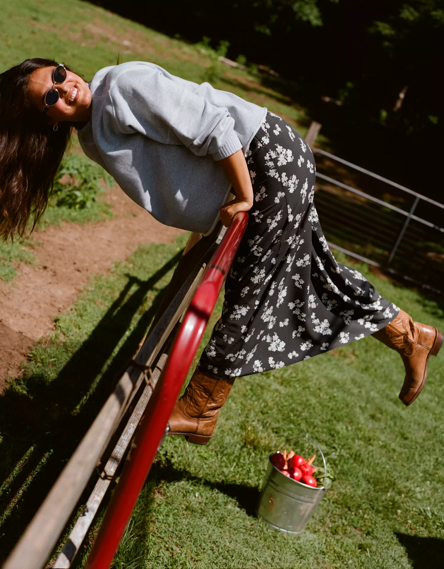 Aerie Happy & Drapey Maxi Skirt