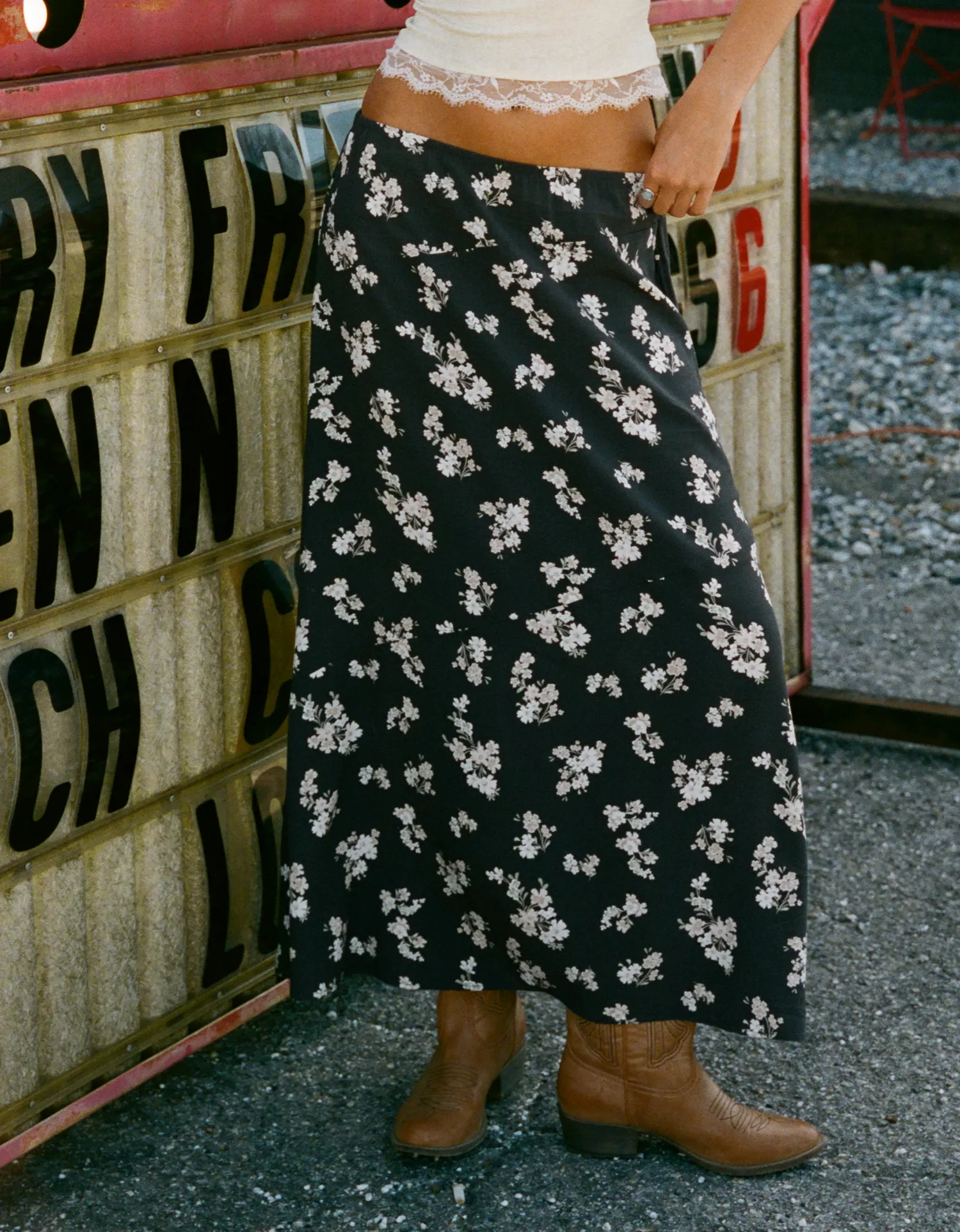 Aerie Happy & Drapey Maxi Skirt - thumbnail 8