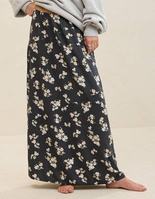 Aerie Happy & Drapey Maxi Skirt