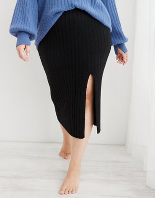 Aerie Buttercream Sweater Skirt