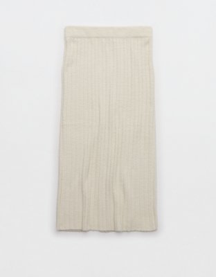 Aerie Buttercream Sweater Skirt