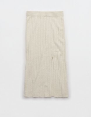 Aerie Buttercream Sweater Skirt