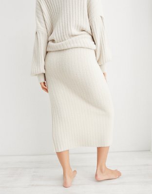 Aerie Buttercream Sweater Skirt