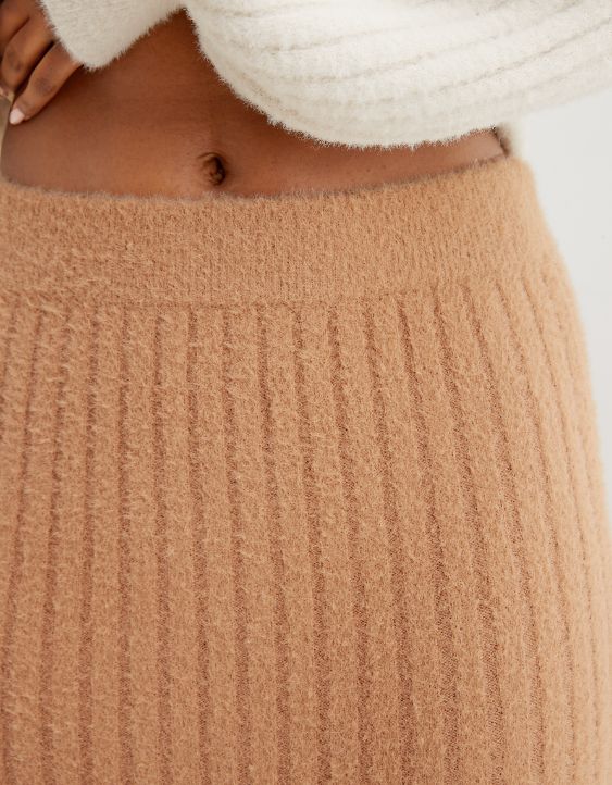 Aerie Buttercream Sweater Skirt