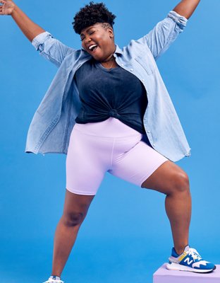 aerie biker shorts