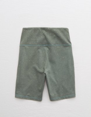Женские брюки Aerie Chill Ribbed Pocket Bike Short — фото 5