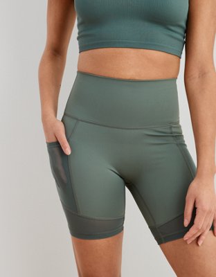 aerie move high waisted bike short