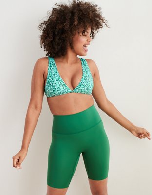 aerie neon biker shorts