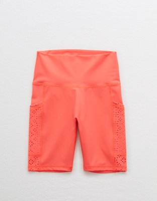 aerie neon biker shorts