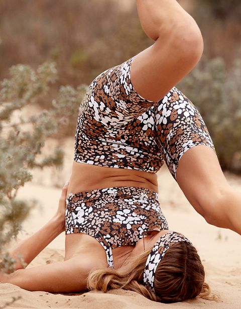 Женские брюки Aerie OFFLINE By Aerie Goals 9" Printed Bike Short