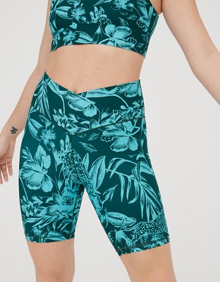 Женские брюки Aerie OFFLINE by Aerie x Aly Raisman Real Me High Waisted Crossover 7" Bike Short — фото 2