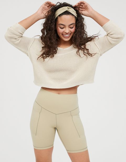 Женские брюки Aerie OFFLINE Real Me Pocket 7" Bike Short