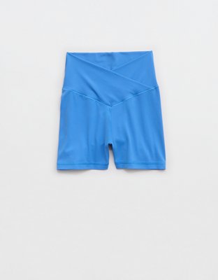 OFFLINE By Aerie Real Me Crossover 3" Bike Short Women's Rome Blue XXL