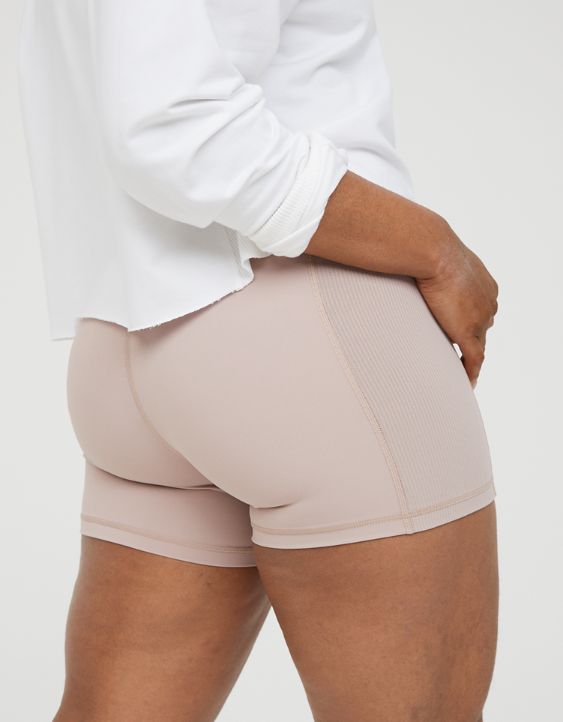 OFFLINE By Aerie Goals 4" Ribbed Shortie